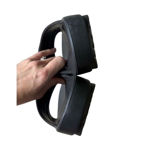 OOFOS MEN'S OOAHH SLIDES SANDALS BLACK size 7 Comfort Recovery - Picture 9 of 9